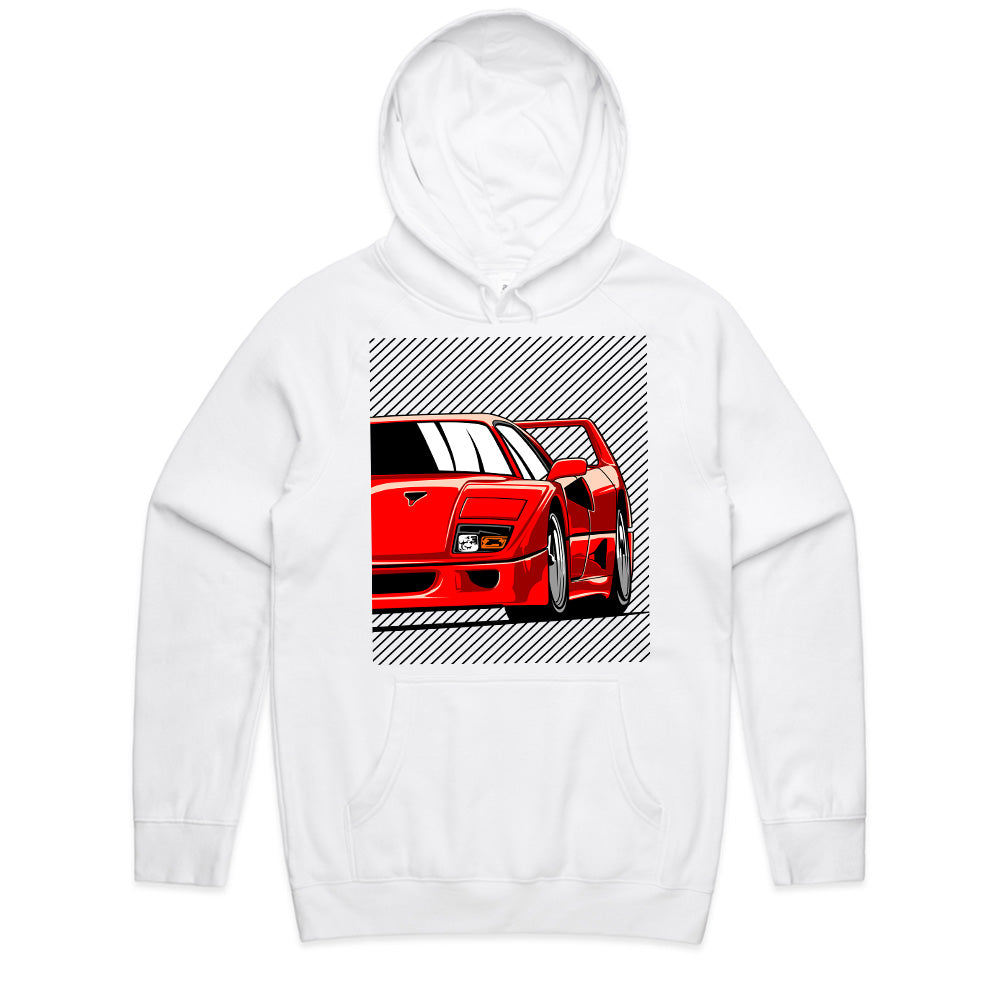 F40 Iconic Supercar T-Shirt — Redline Legend Edition