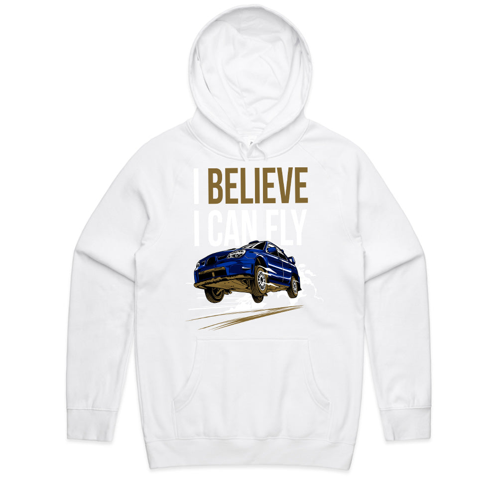 I Believe I Can Fly Rally T-Shirt — Subaru Jump Edition
