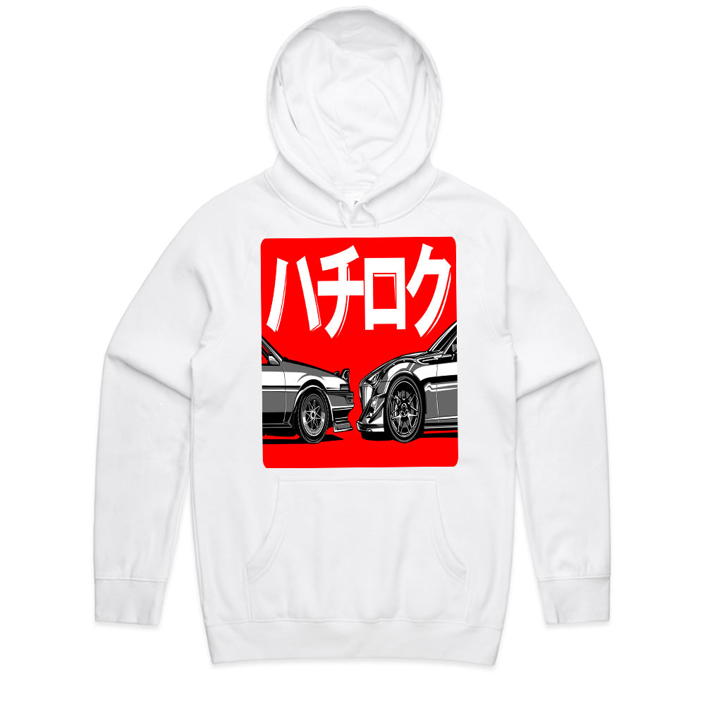 Hachiroku Evolution T-Shirt — AE86 vs. 86 Legacy