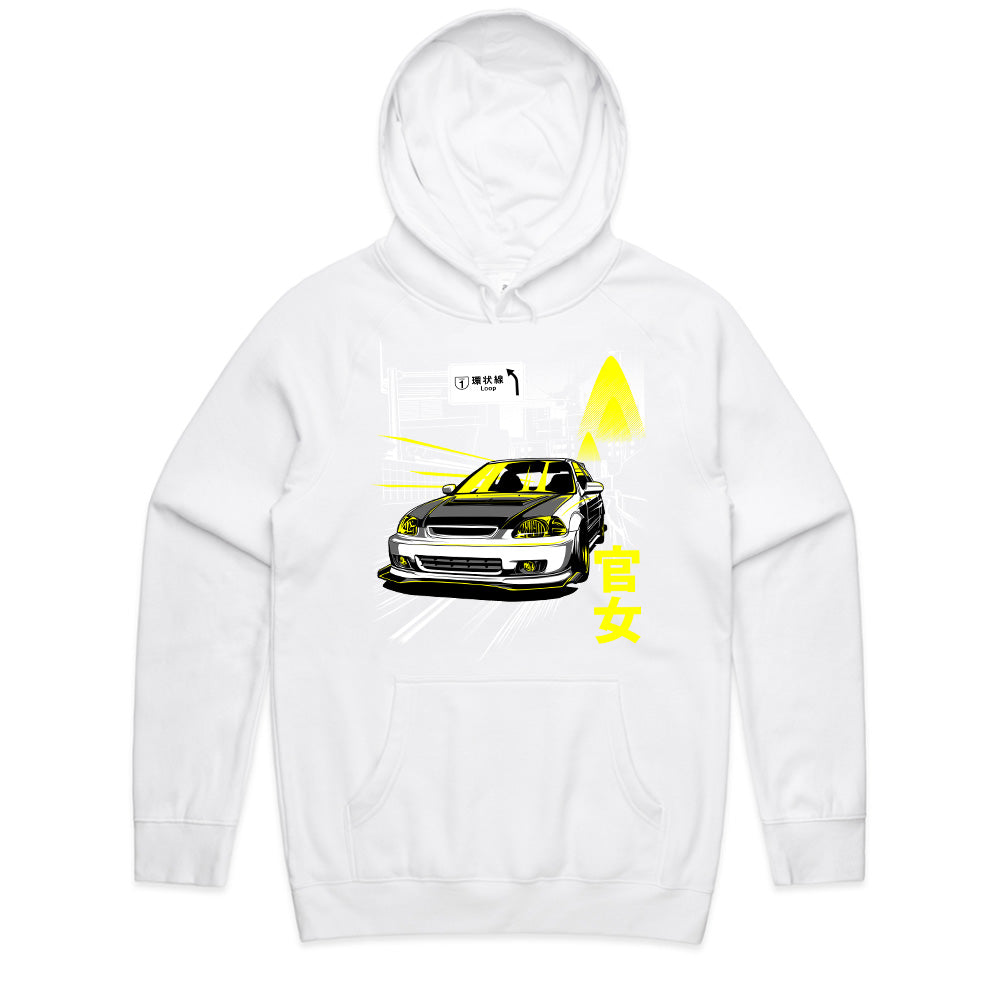 Tokyo Loop Night Run T-Shirt — Civic Street Racer Edition
