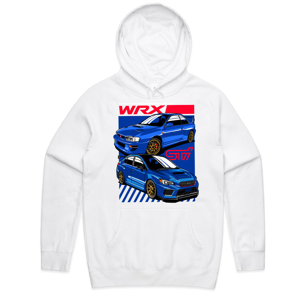 Subaru WRX STI Evolution T-Shirt – Rally Icon Then & Now Tee