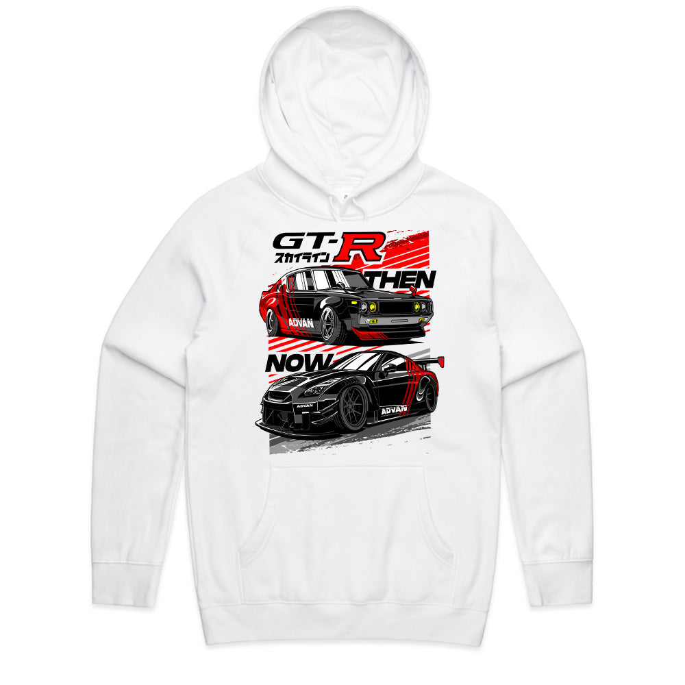 Nissan GT-R Then & Now T-Shirt – JDM Legends in Advan Livery