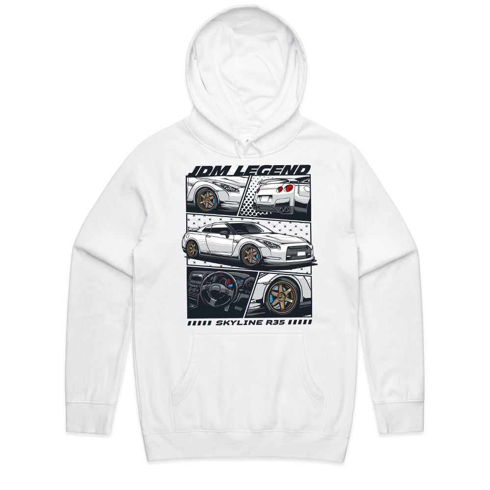 JDM Legend Skyline R35 T-Shirt – Godzilla Performance Edition