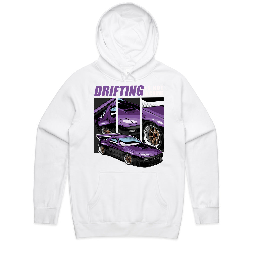 Drifting Is Not A Crime RX7 Purple Legend Tee