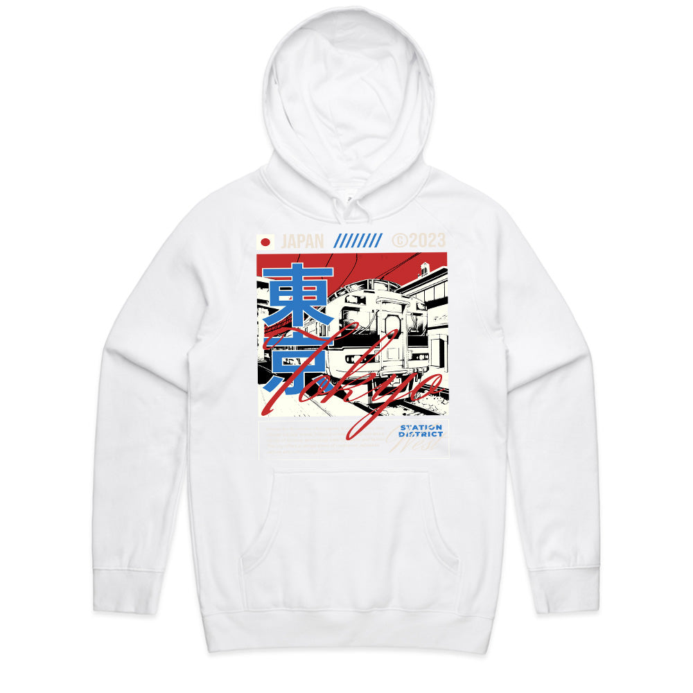 Tokyo Pulse: Neon Railway Streetwear Tee