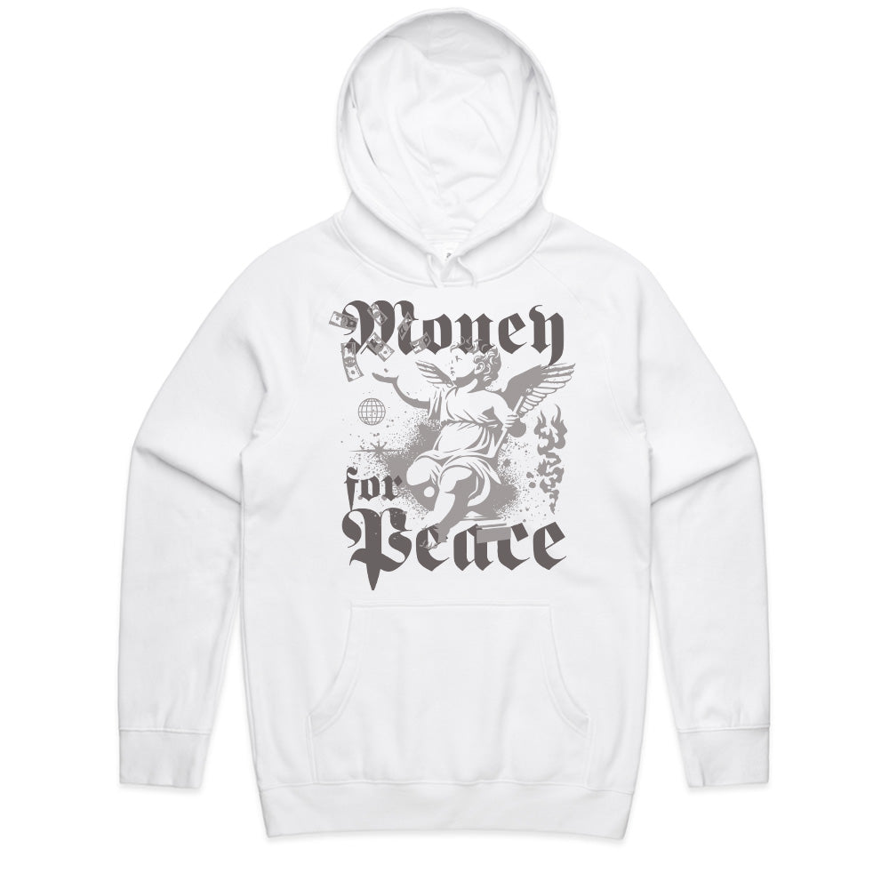 Celestial Hustle: Money & Peace Angel Tee
