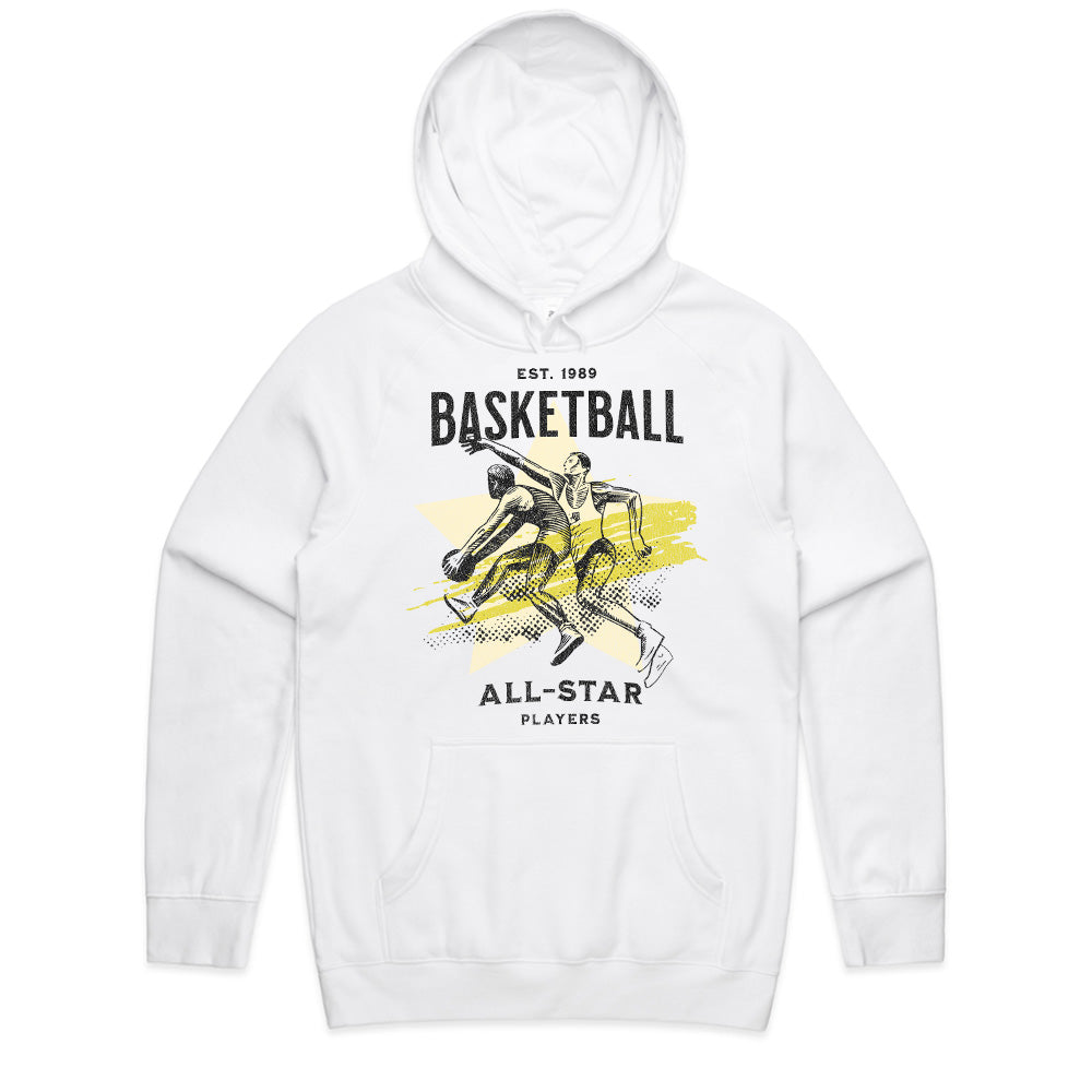All-Star Ascent: Retro Basketball Legends Tee