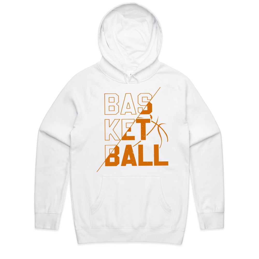Diagonal Court: Split Basketball Passion Tee