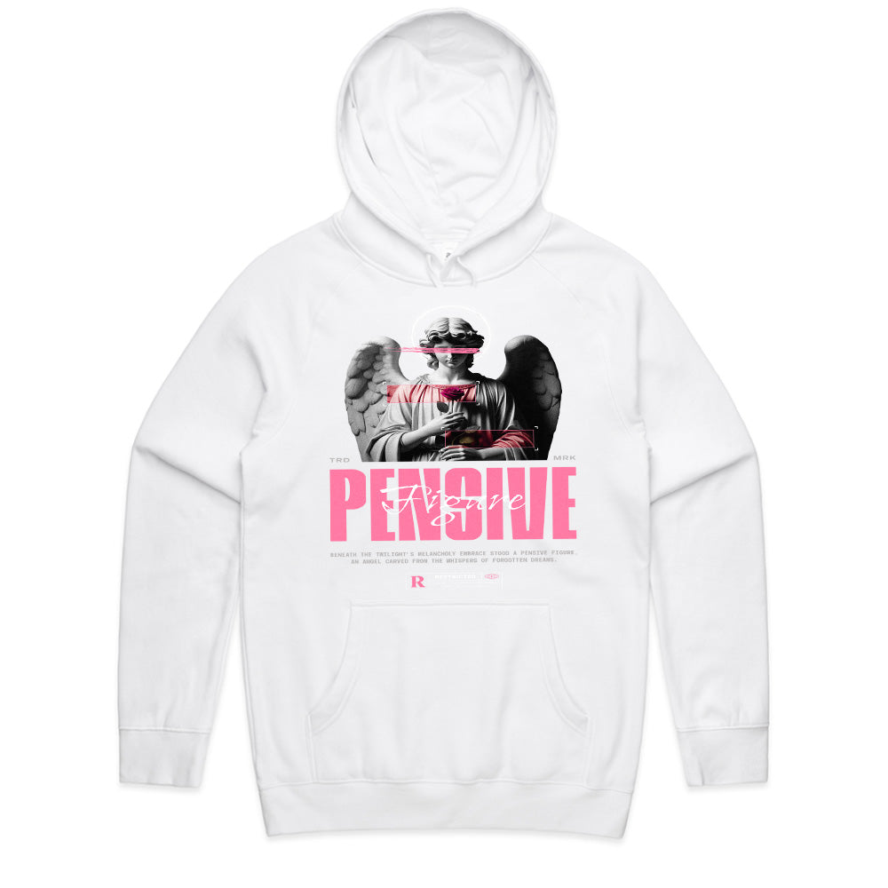 Twilight Reverie: Pensive Figure Angel Tee