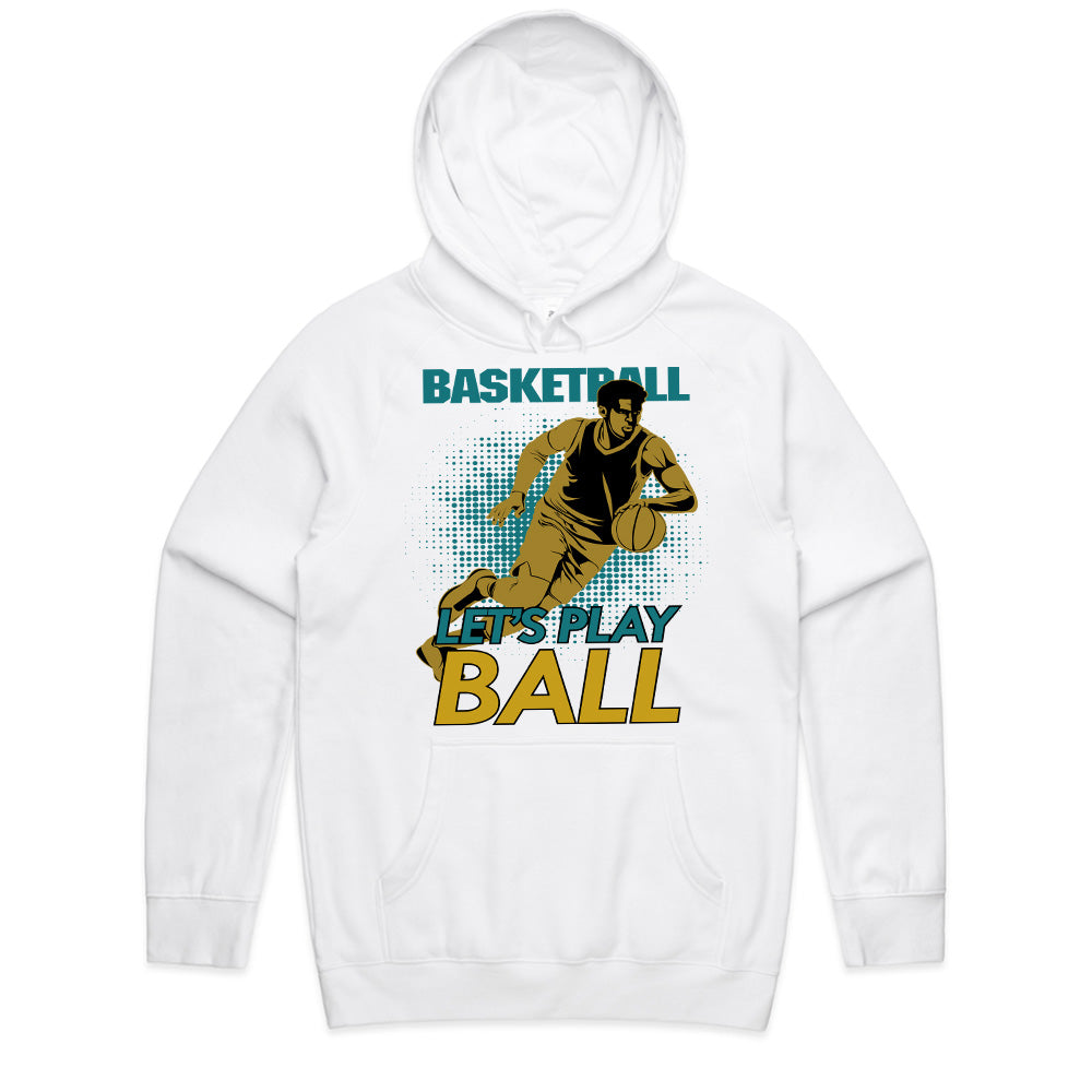 Courtside Hustle: Let’s Play Ball Basketball Tee