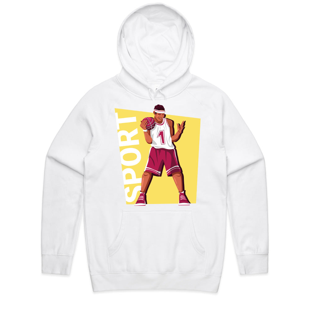 Court King Retro Basketball Tee