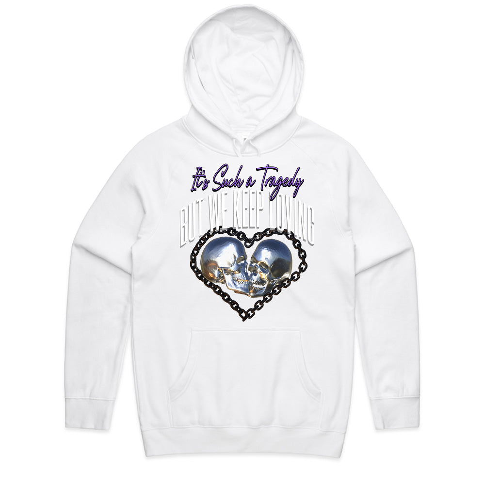 Tragic Devotion: Eternal Love Skull Tee