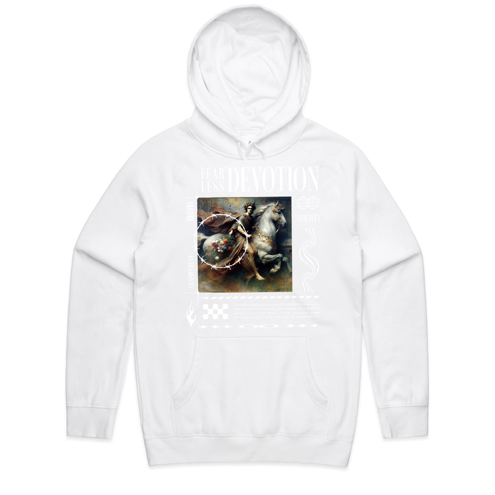 Fearless Devotion: Renaissance Warrior Streetwear Tee