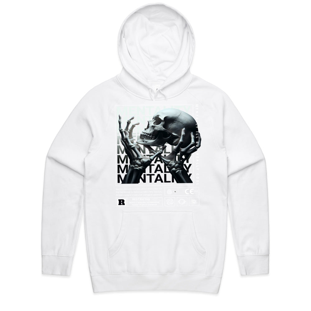Grim Resilience: Mentality Skull Street Tee