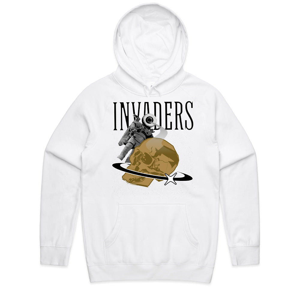 Cosmic Intruders: Invaders Astronaut Skull Tee