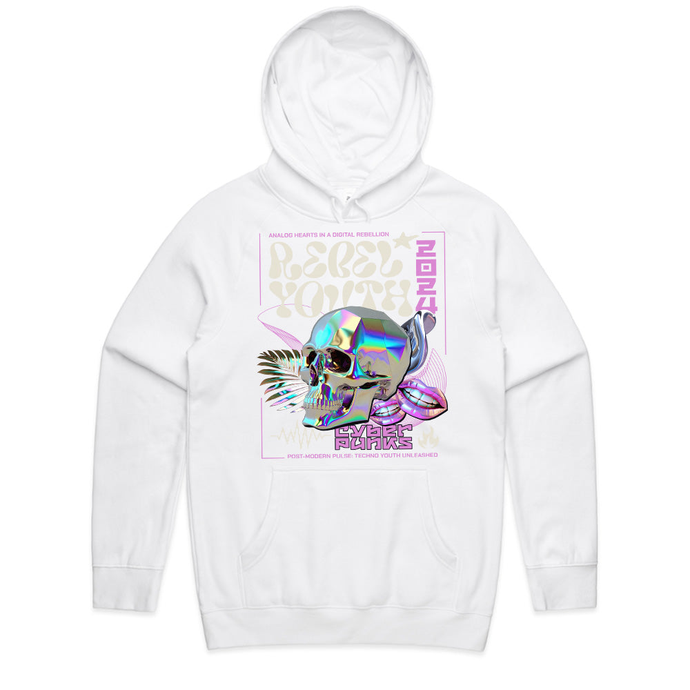 Neon Anarchy: Rebel Youth Cyberpunk Tee