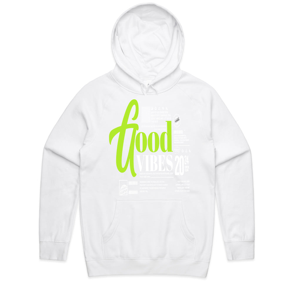 Radiant Mindset: Good Vibes Typography Tee