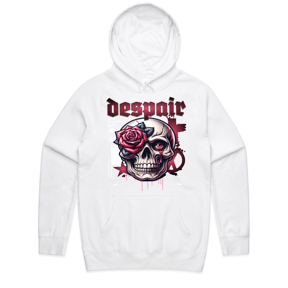 Roses & Ruin: Crimson Despair Skull Tee