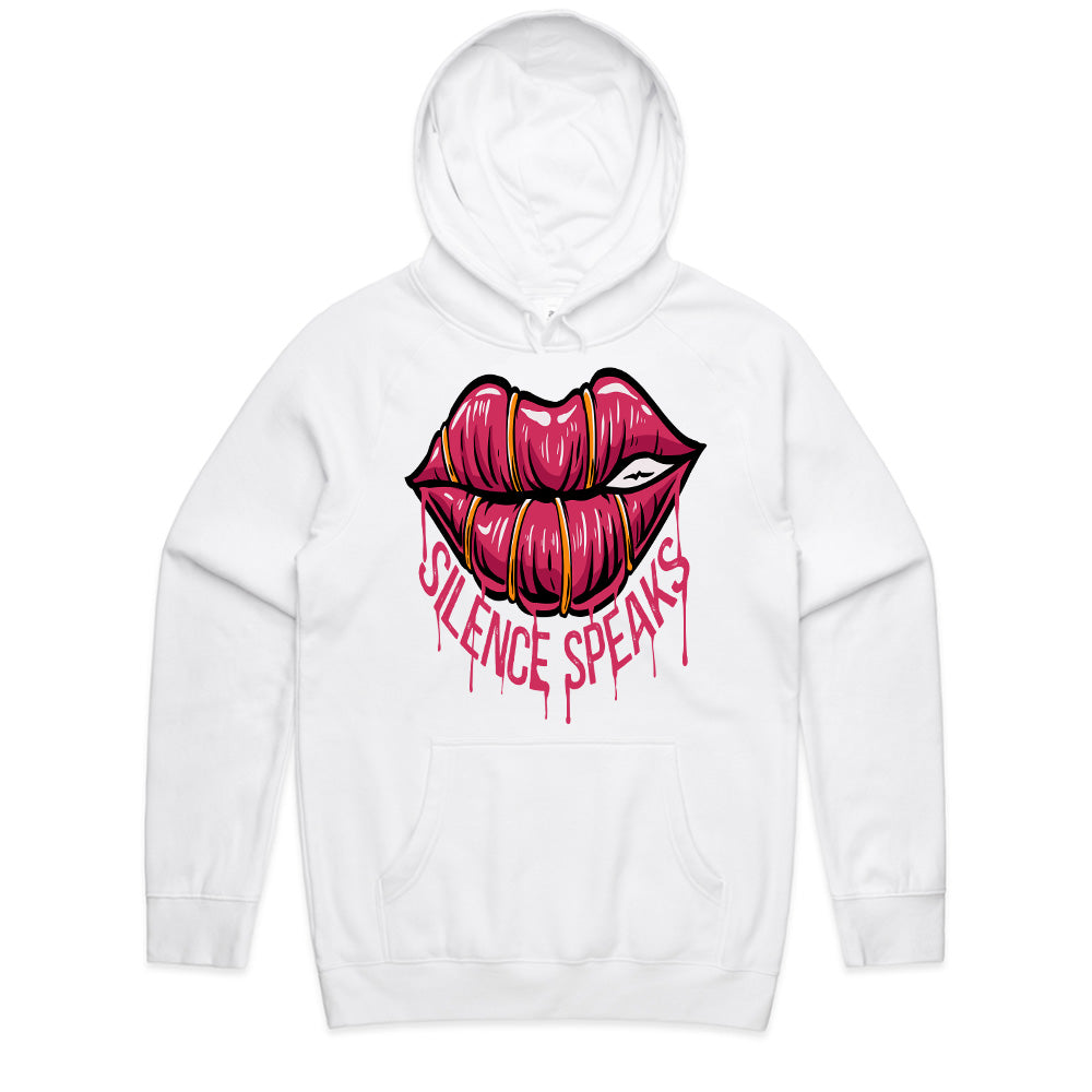 Silence Speaks: Bold Lips Statement Tee