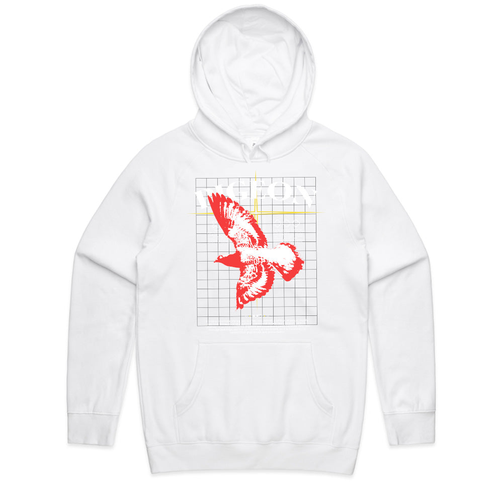 Urban Flight: Pigeon Grid Streetwear Tee