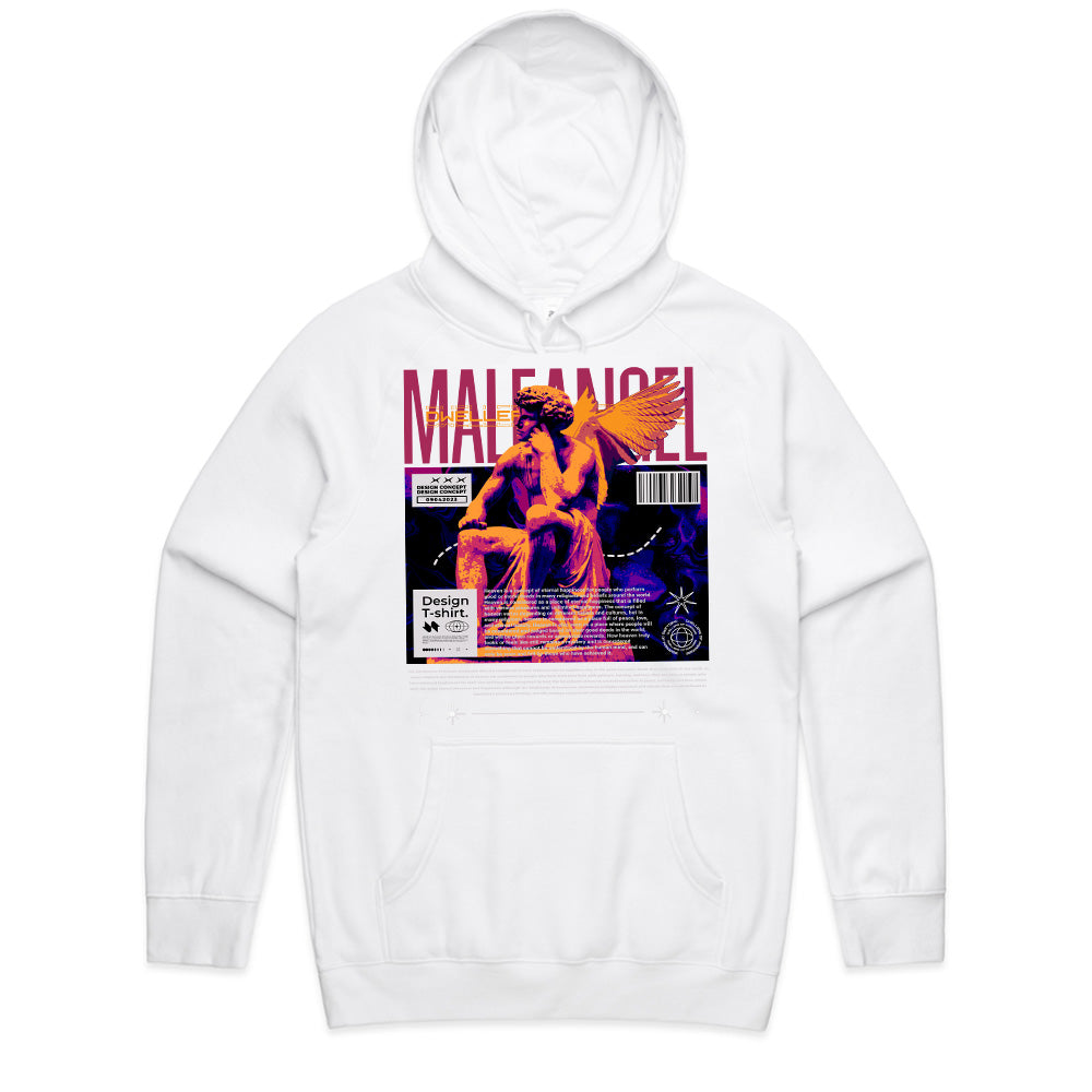 Male Angel: Neon Renaissance Streetwear Tee