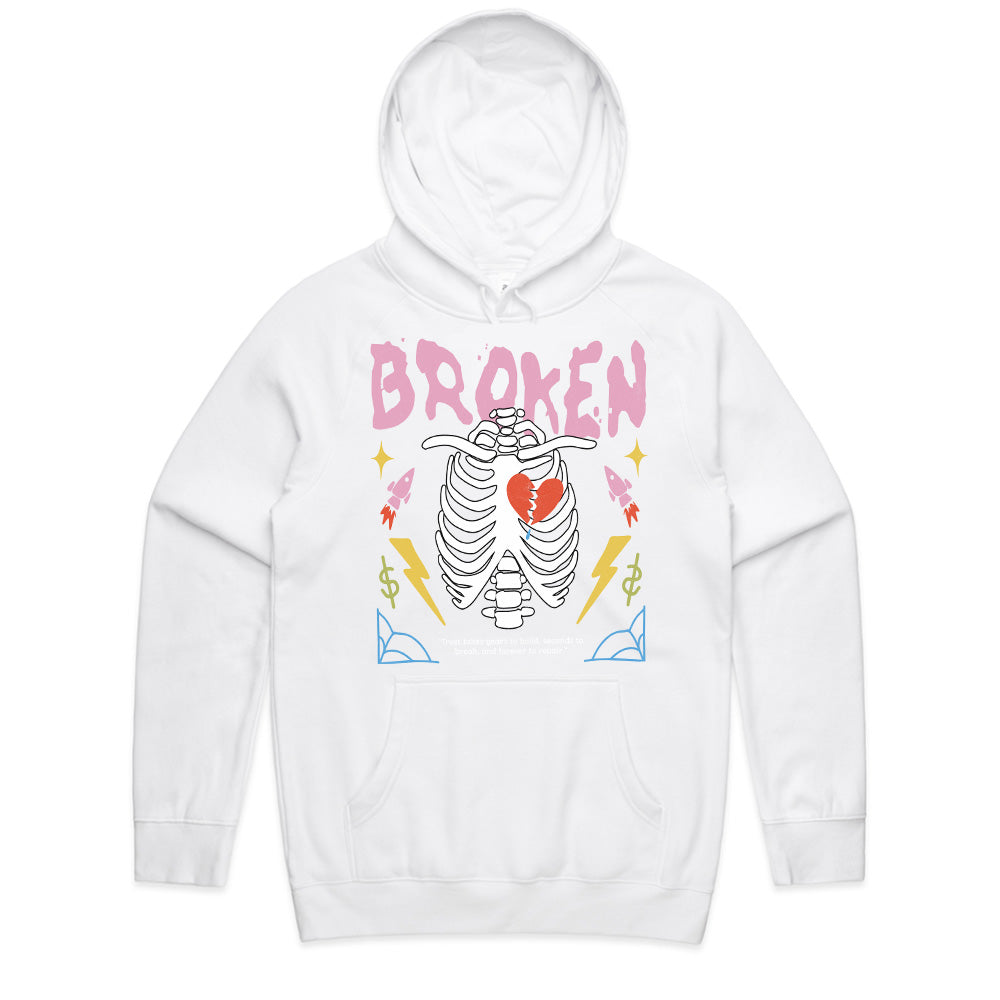 Fractured Heart: Broken Trust Skeleton Tee