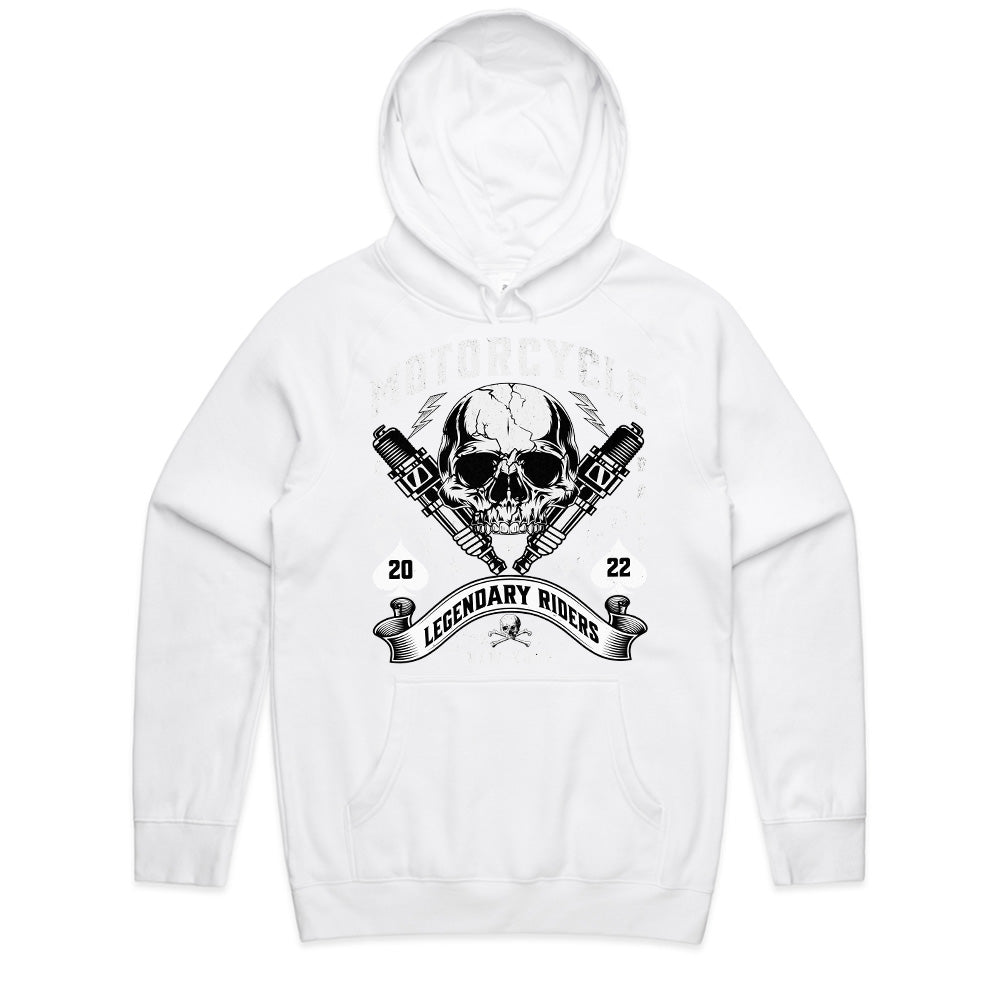 Legendary Riders Motorcycle Skull T-Shirt – Bold Biker Spirit