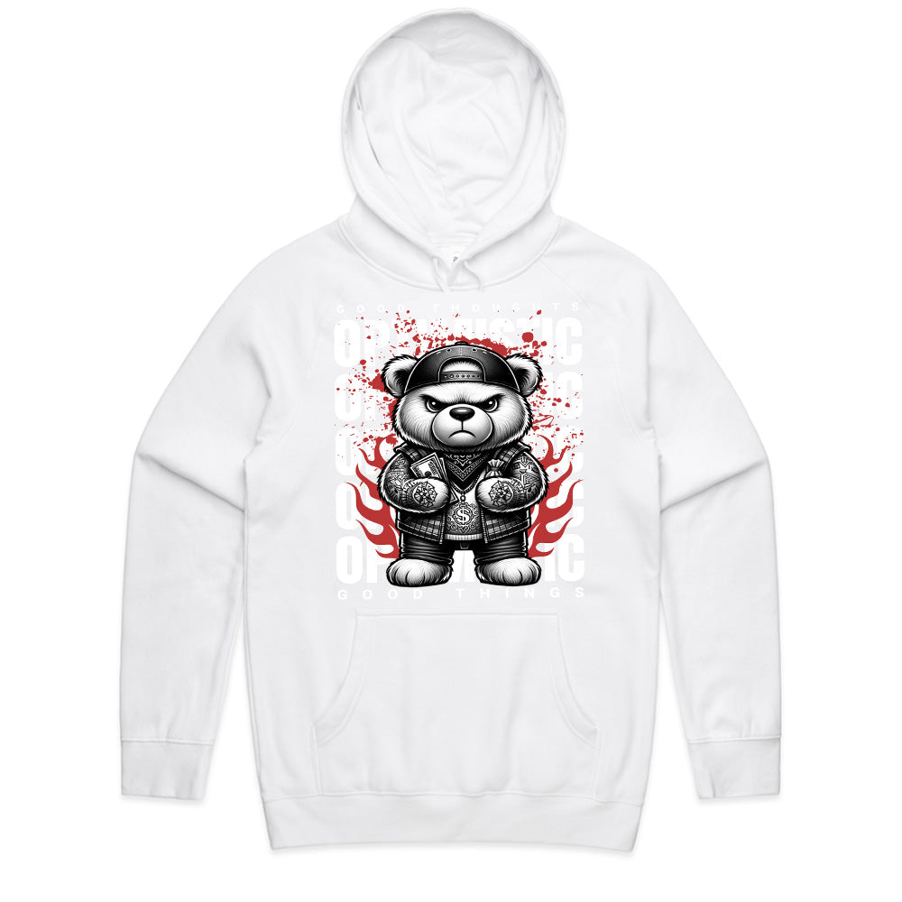 Hustle Bear: Optimistic Swagger Tee