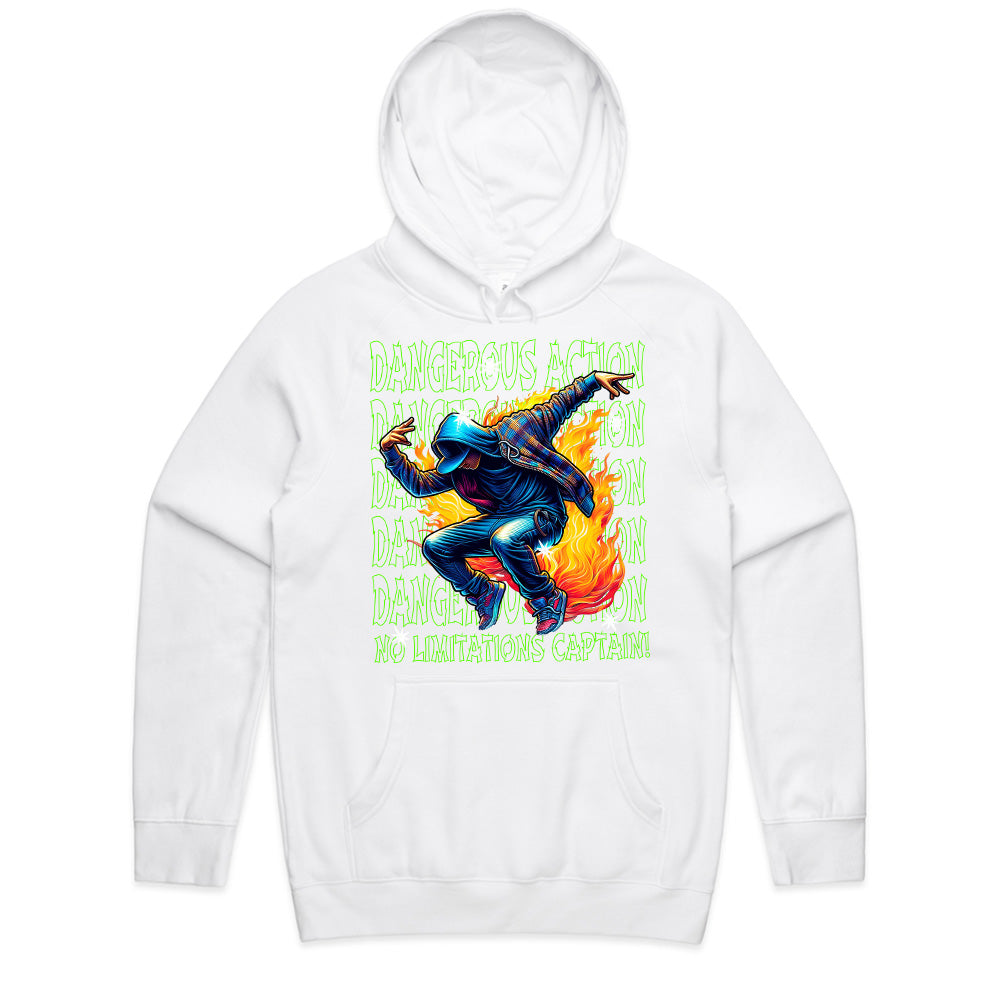 Inferno Hustle: Dangerous Action Street Tee