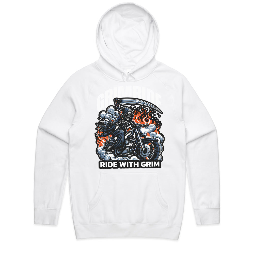 Grim Ride – Ride with Grim Reaper Biker T-Shirt