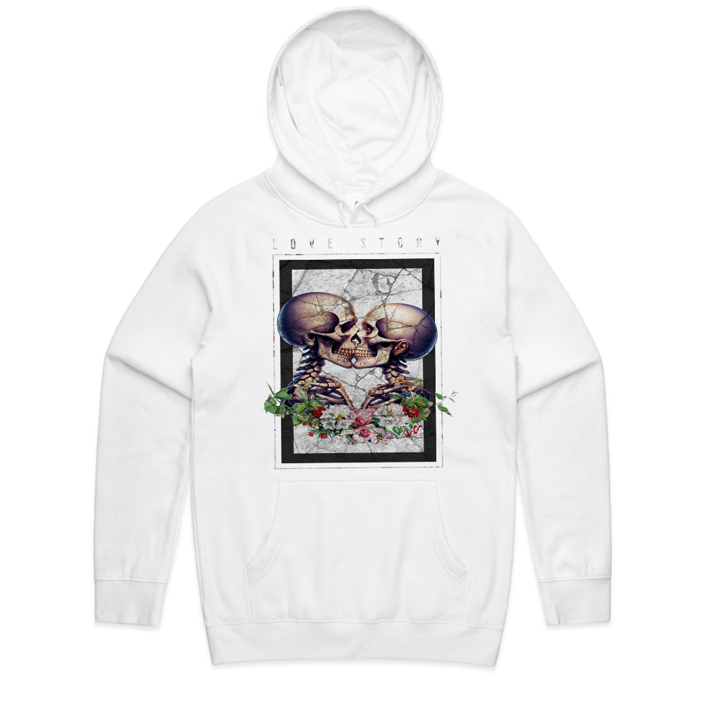 Eternal Love: Skeleton Kiss Art Tee