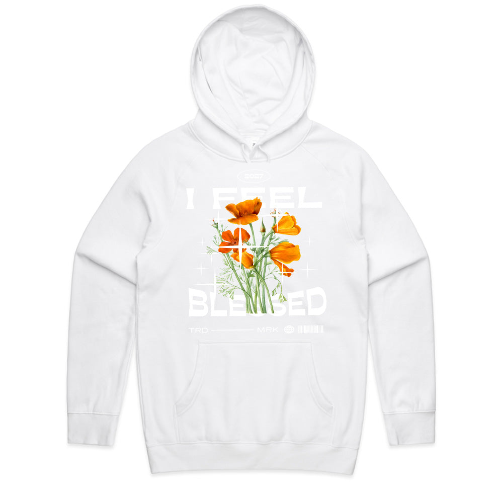 Blessed Bloom: Gratitude in Full Color Tee