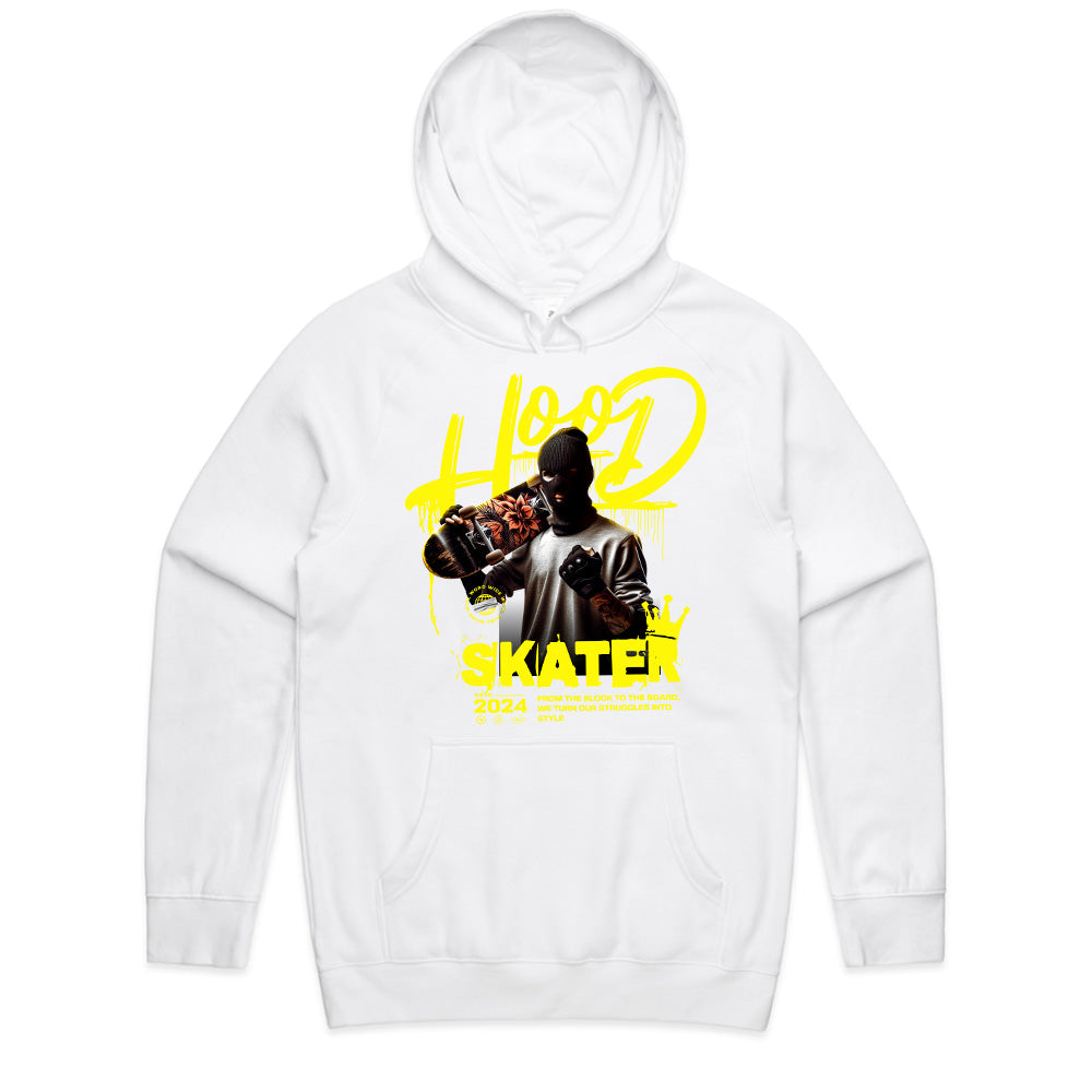 Hood Skater: Urban Warrior Streetwear Tee