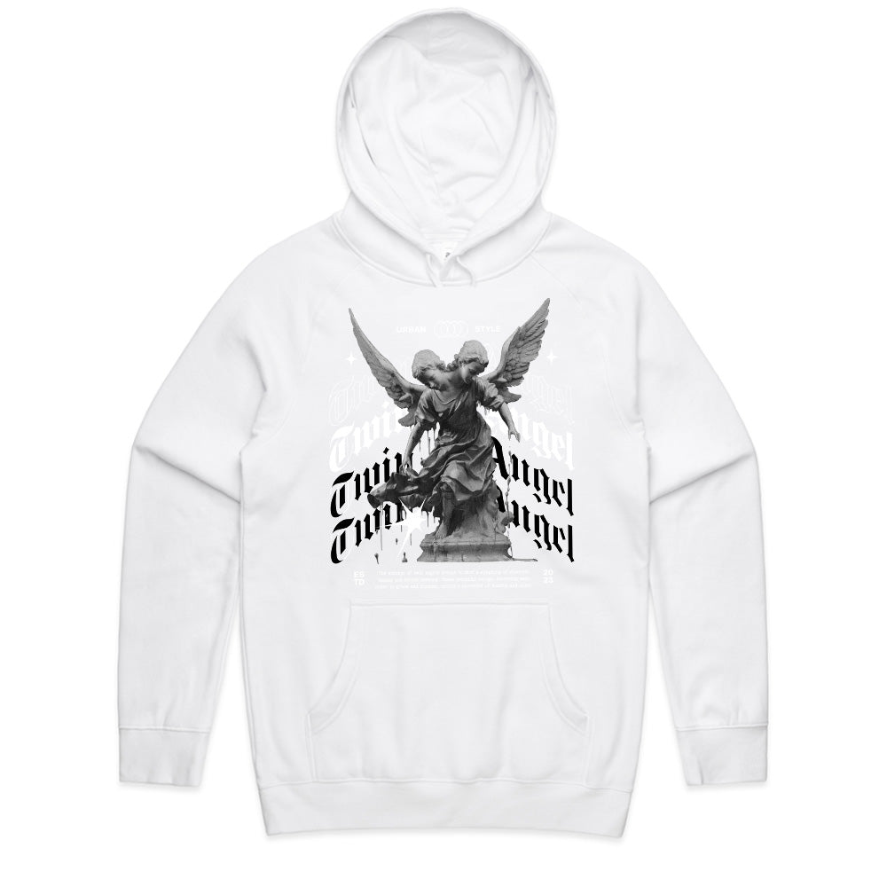 Urban Seraph: Twin Angel Streetwear Tee