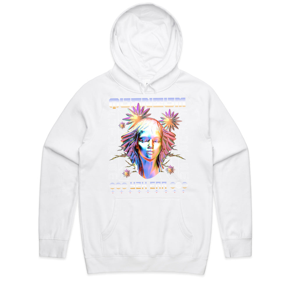 Neon Divinity – Y2K Futurism Tee