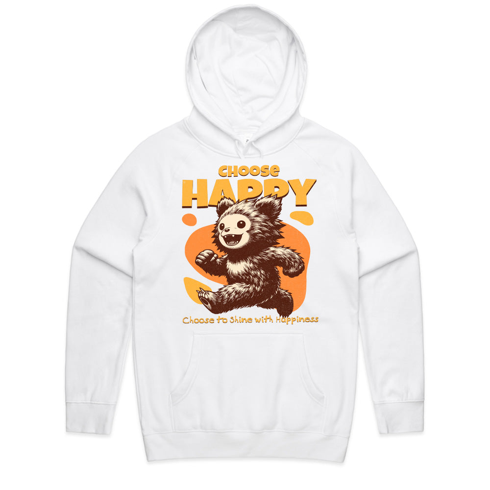 Fuzzy Joy: Choose Happy Tee