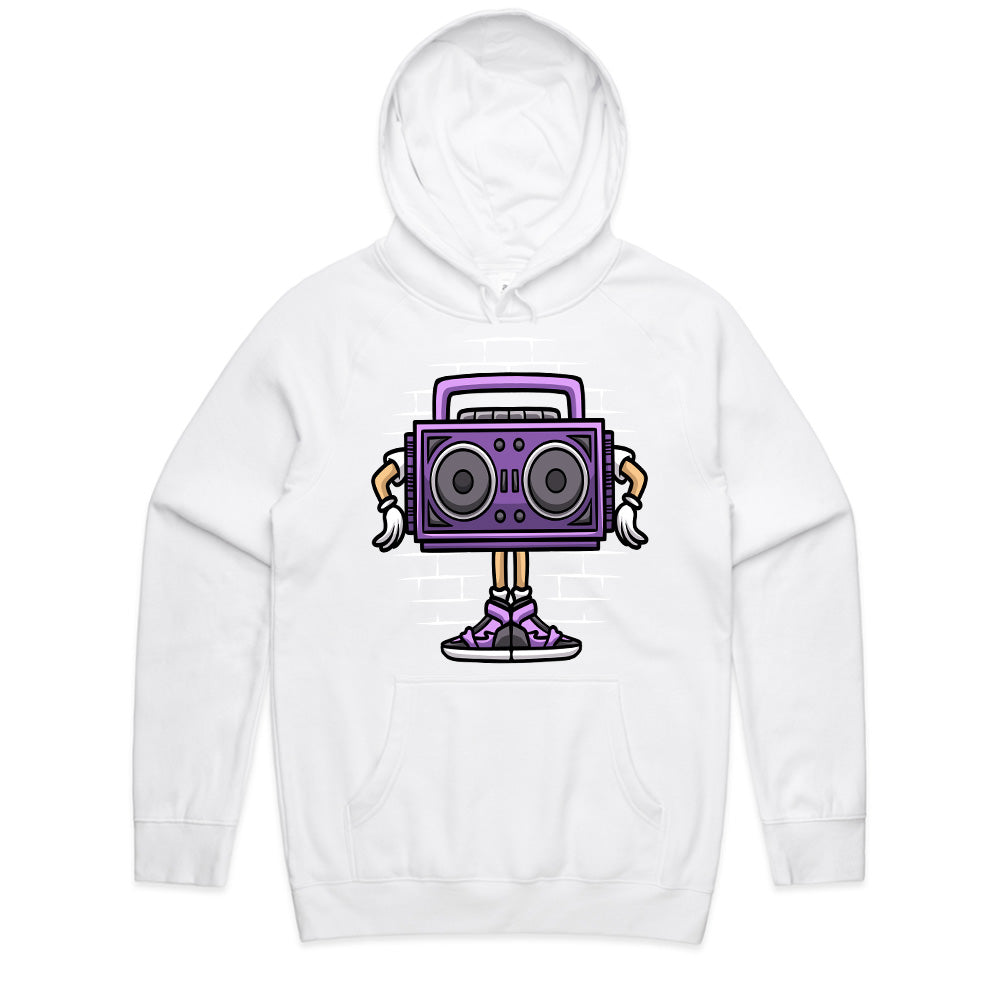Boombox Vibes: Street Beat Cartoon Tee