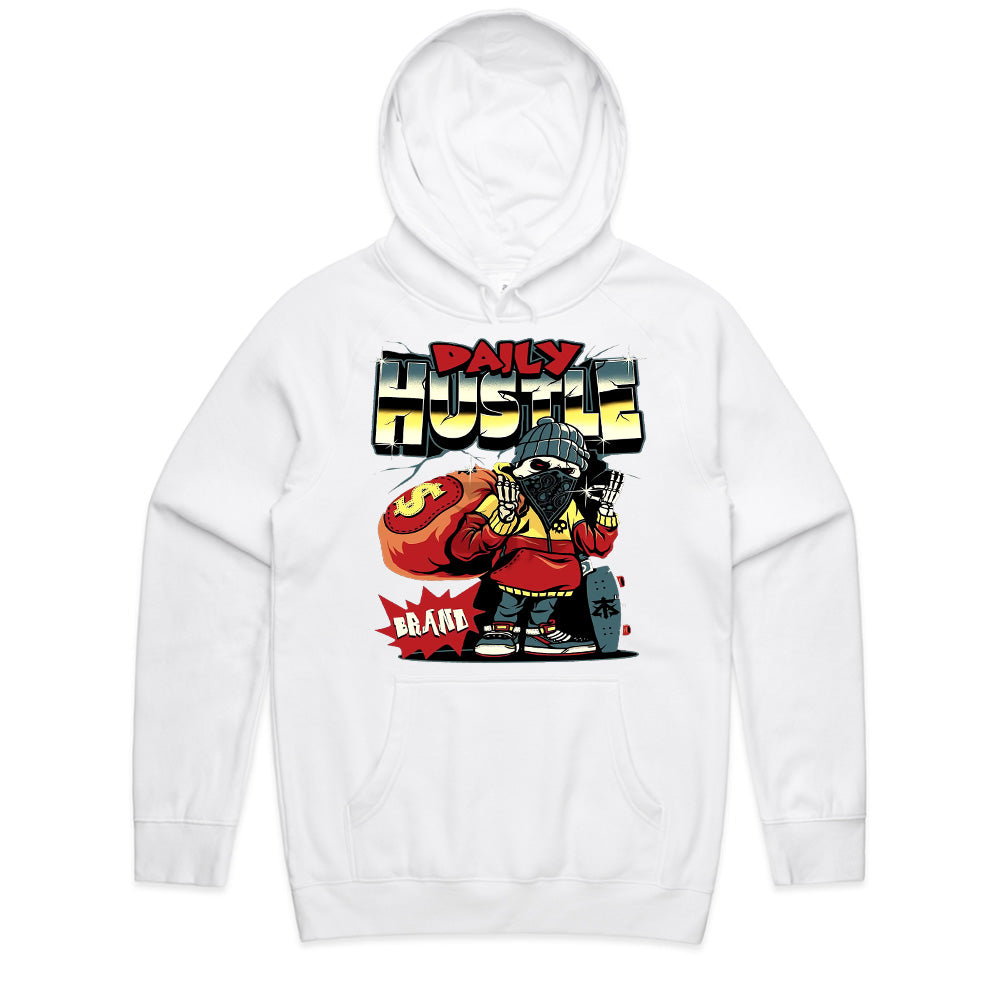 Daily Hustle" Urban Skater Skeleton Tee