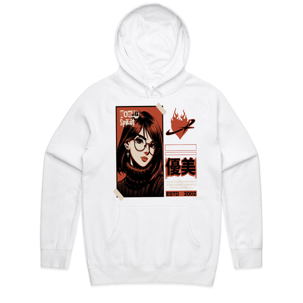 Woman Spirit '02: Edgy Anime Aesthetic Tee