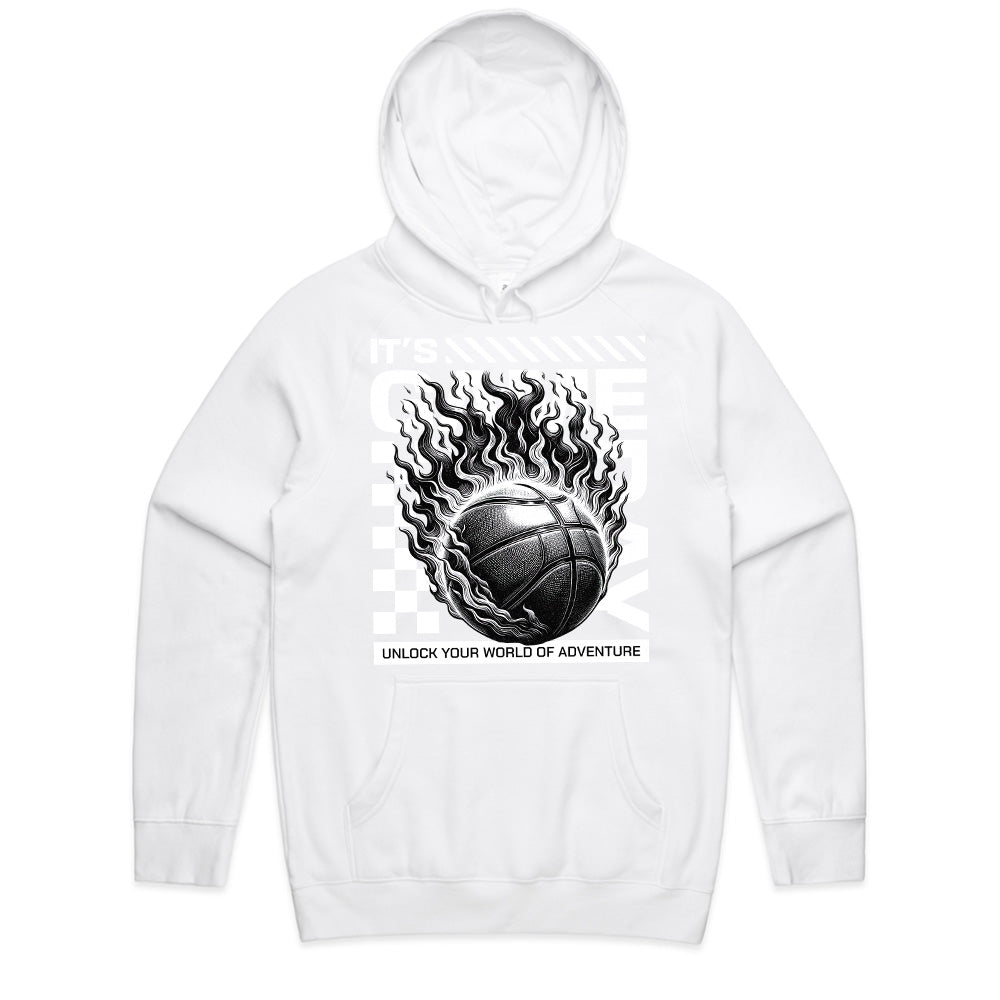 Game Day Ignition: Flaming Basketball Power Tee