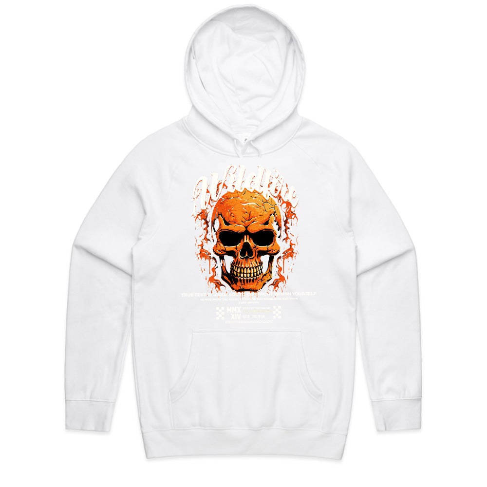 Wildfire Skull: Courage & Resilience Graphic Tee