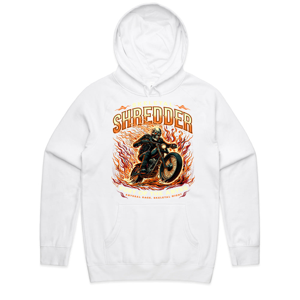 Skeletal Shredder T-Shirt – Fury of the Abyss, Ride the Flames