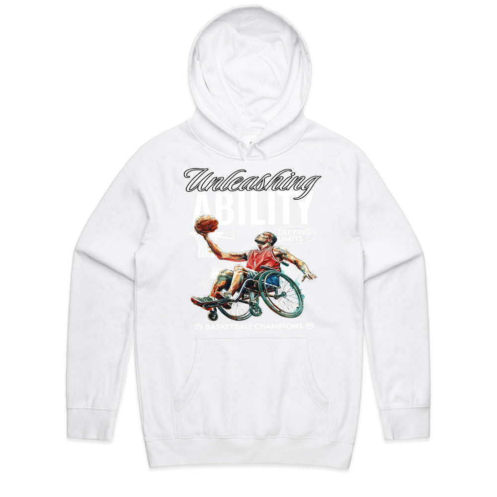 Limitless Court: Unleashing Ability Basketball Tee