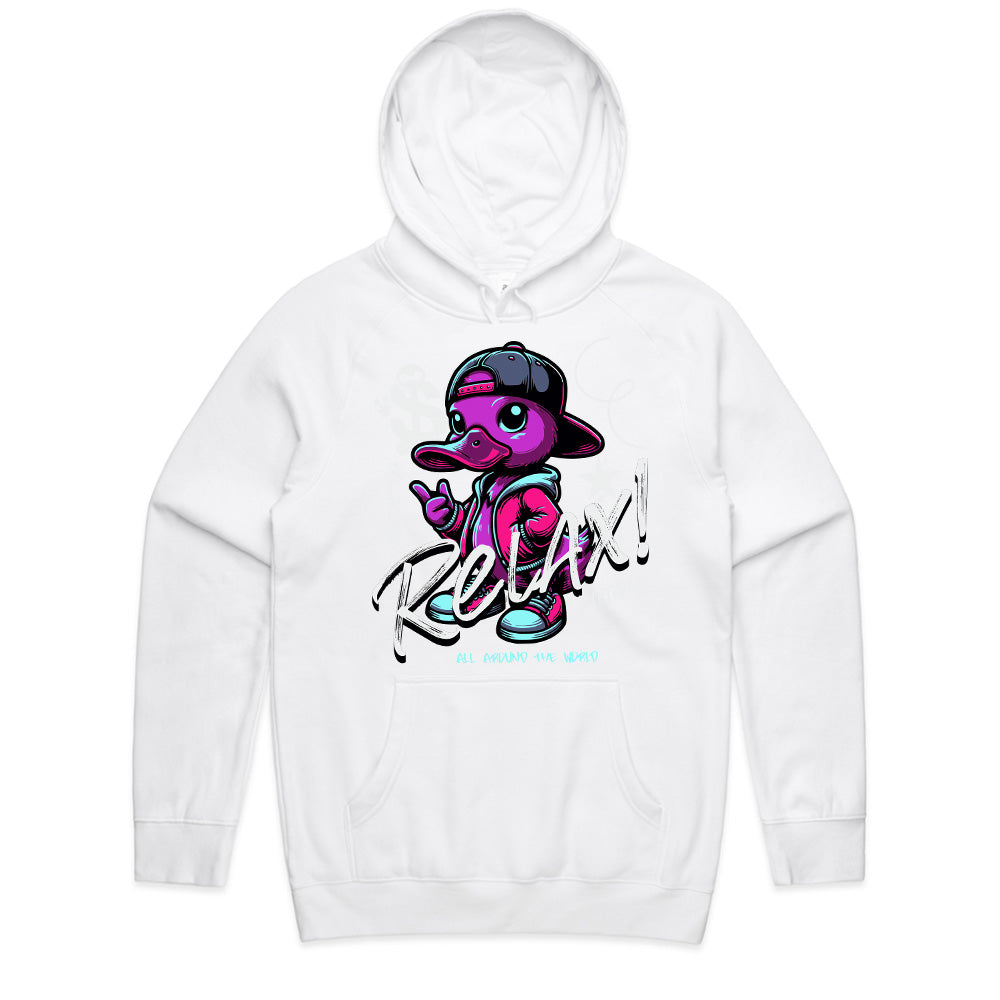 Chill Duck Vibe: 'Relax!' Streetwear Tee