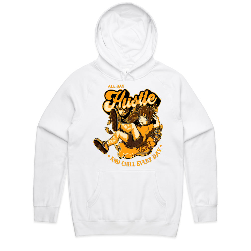 All Day Hustle: Chill Every Day Anime Vibe Tee