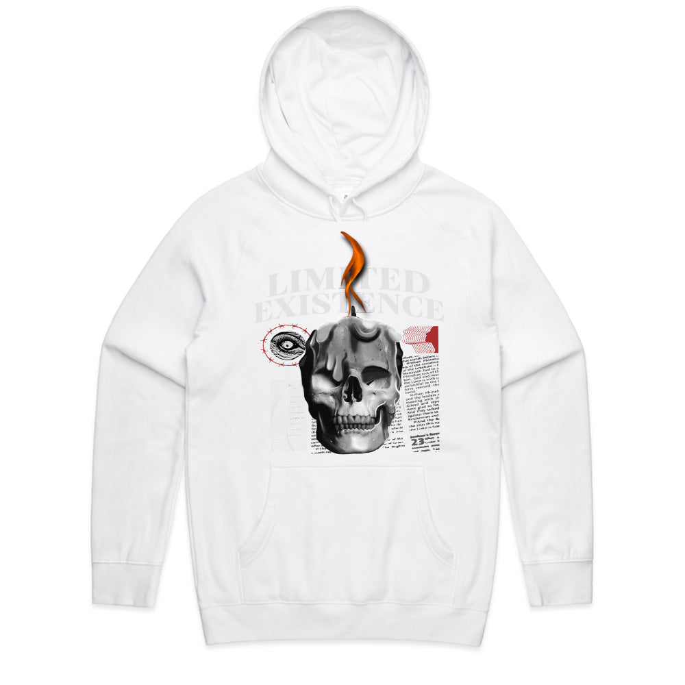 Limited Existence" Melding Skull & Candle Graphic Tee