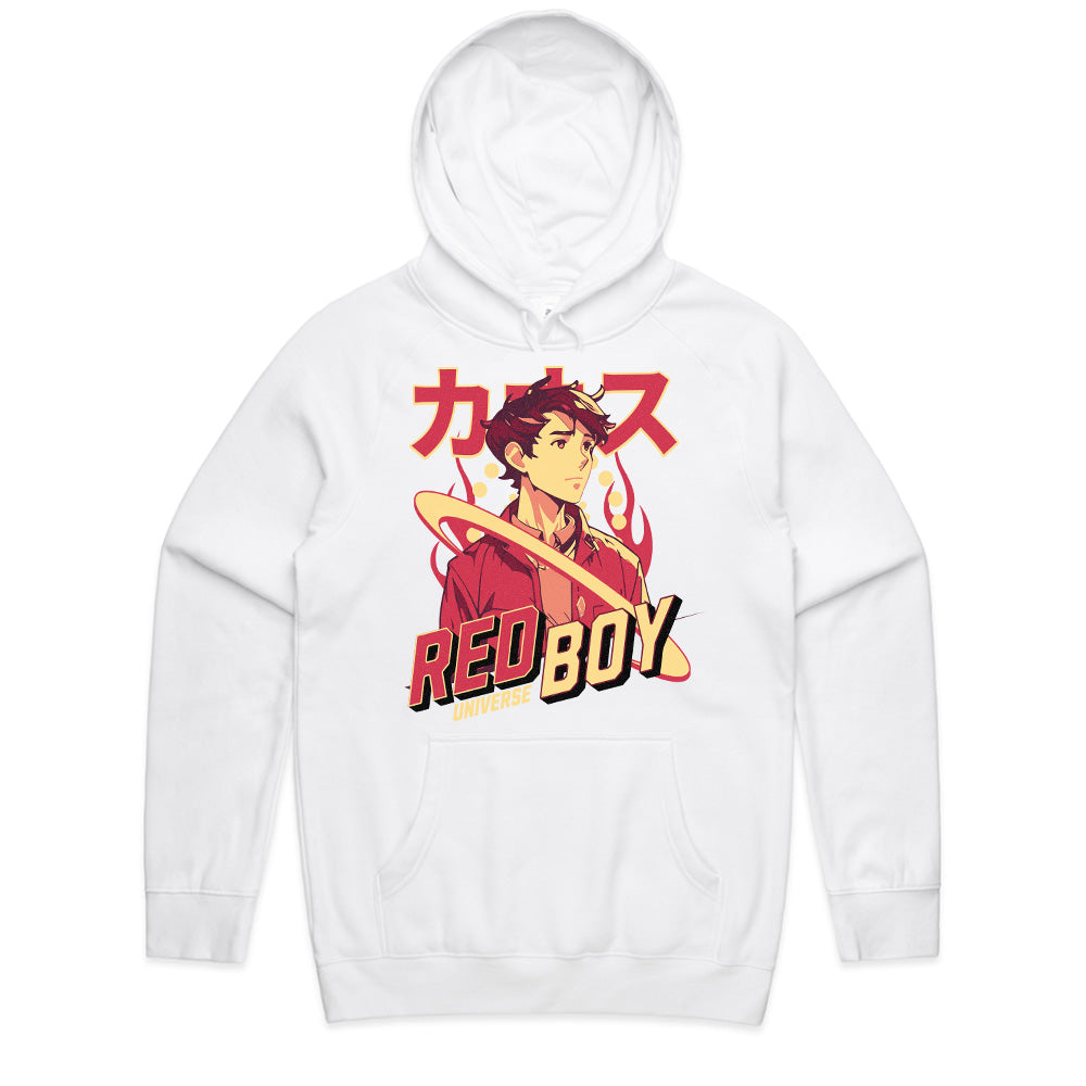 Red Boy Universe Anime Style T-Shirt