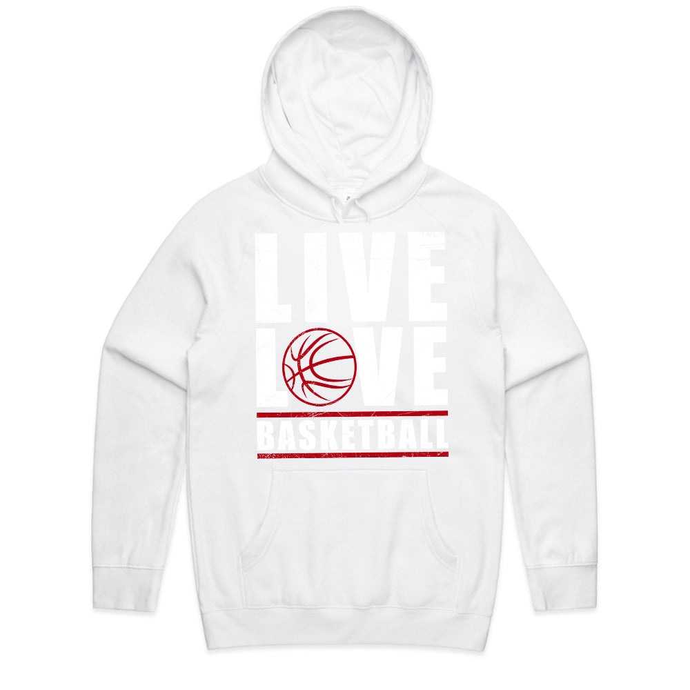 Hoops Heartbeat: Live Love Basketball Tee