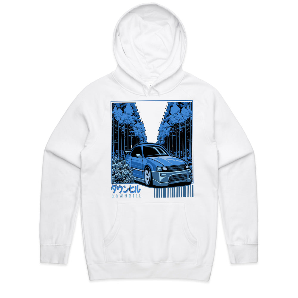 Downhill Touge Racer T-Shirt – Night Drift Forest Run Edition