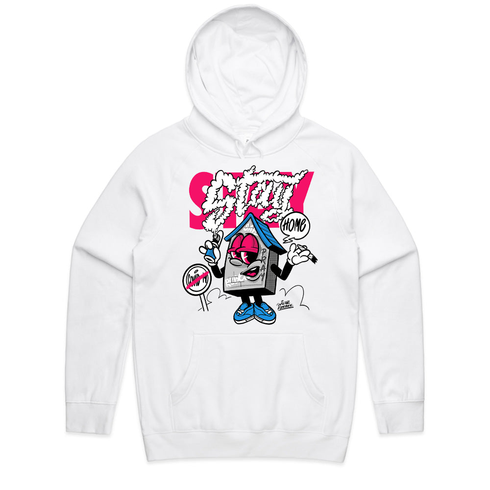 Stay Home Vibe: Cartoon Chill House Tee